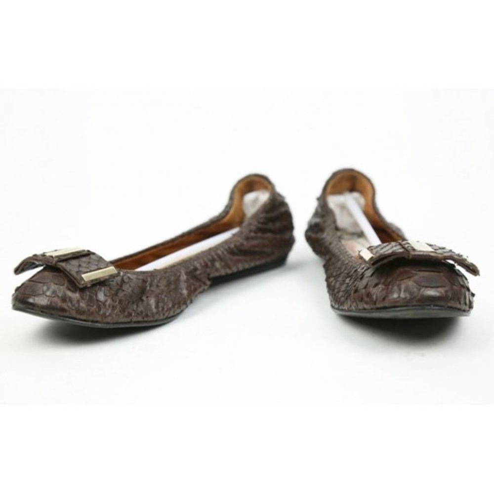 Lanvin Snakeskin Ballet Flats - Picture 3 of 8